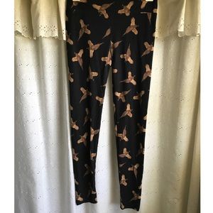 🌿OS LULAROE PHEASANT/QUAIL LEGGINGS🌿