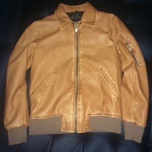 Men's Zara leather jacket