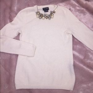Cream cashmere sweater