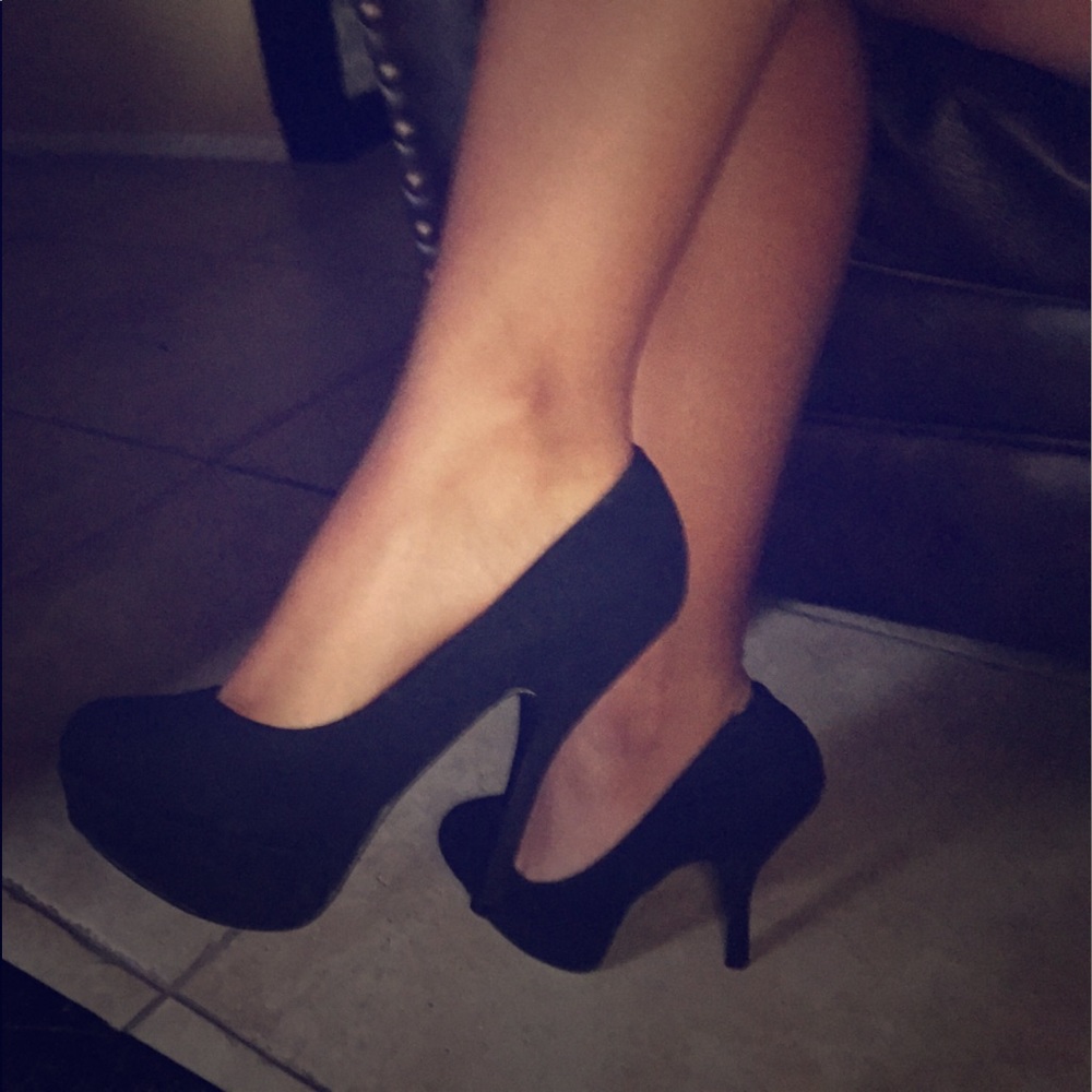 Black heels