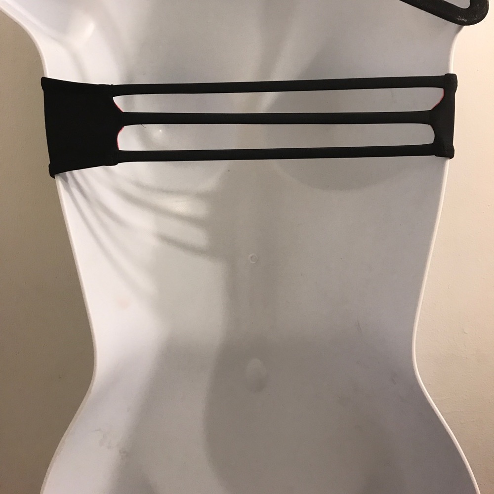 Black strapless bikini top - Picture 2 of 2