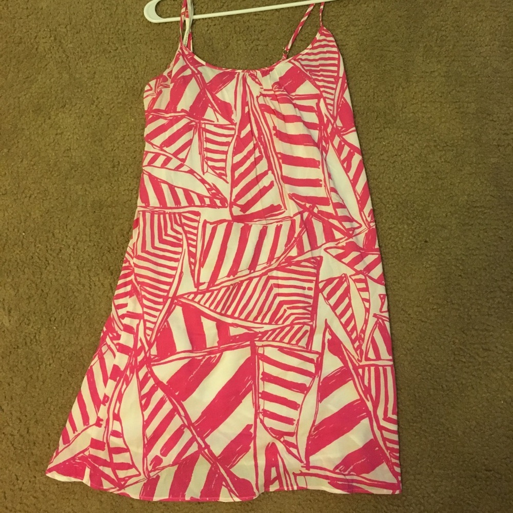 Lilly Pulitzer trapeze Daphne Pink yacht Sea dress