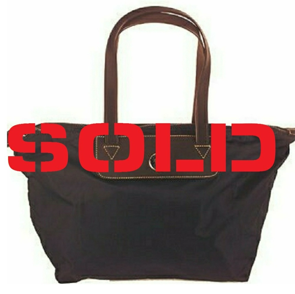 Dooney & Bourke Wayfarer Nylon Zip Top Tote