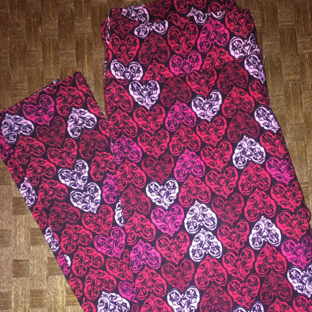 Lularoe OS Unicorn Valentines leggings -NEW