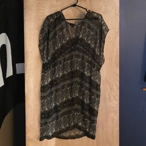 Sheer swimsuit cover