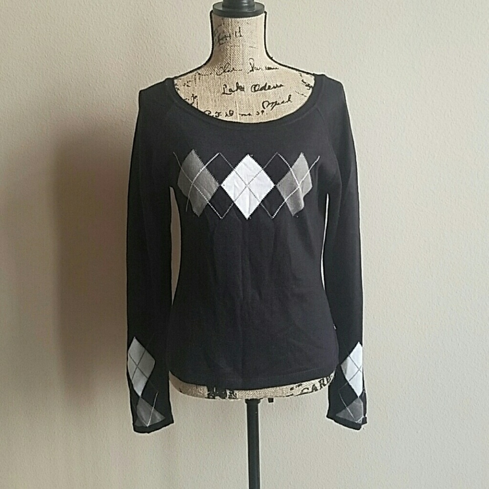 Argyle Lightweight Sweater