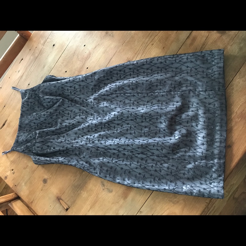 Grey cocktail dress