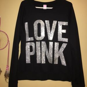 PINK Victoria's Secret sparkly crew neck