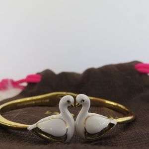 Kate Spade Gold Swan Bracelet