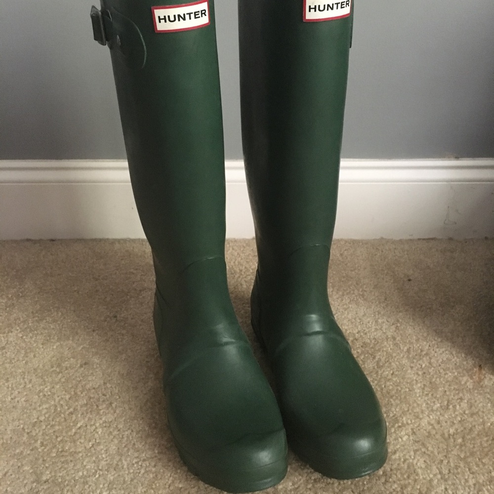 Dark Green Hunter Rainboots