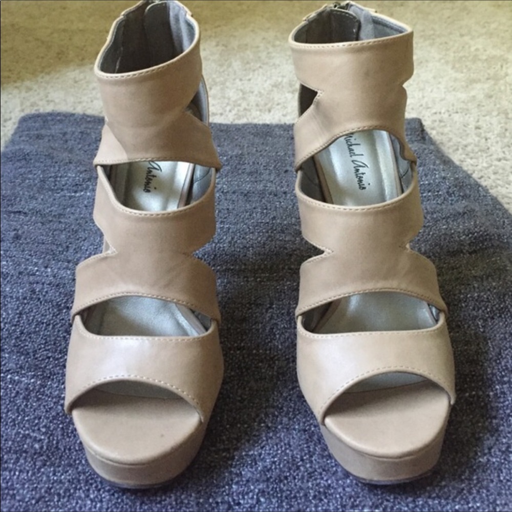 Michael Antonio Nude Heels 8.5