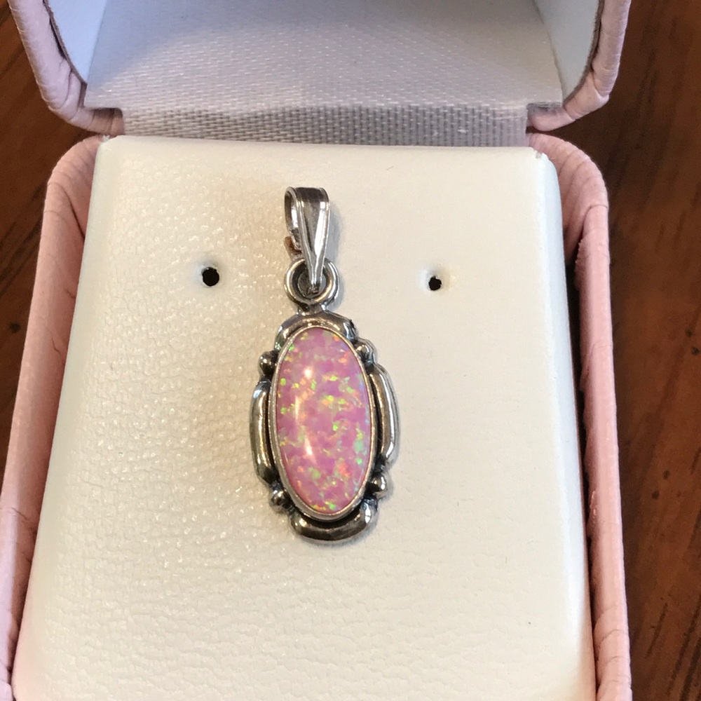 Vintage Pink Opal pendant