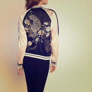 NWT Express Reversible Bomber Jacket