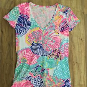 EUC Lilly Pulitzer Michelle Top Roar of the Seas