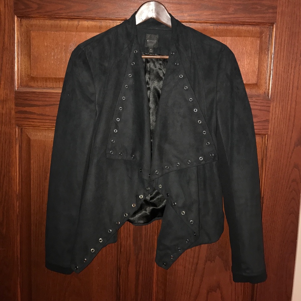 Express Rivet Suede Like Fall Jacket