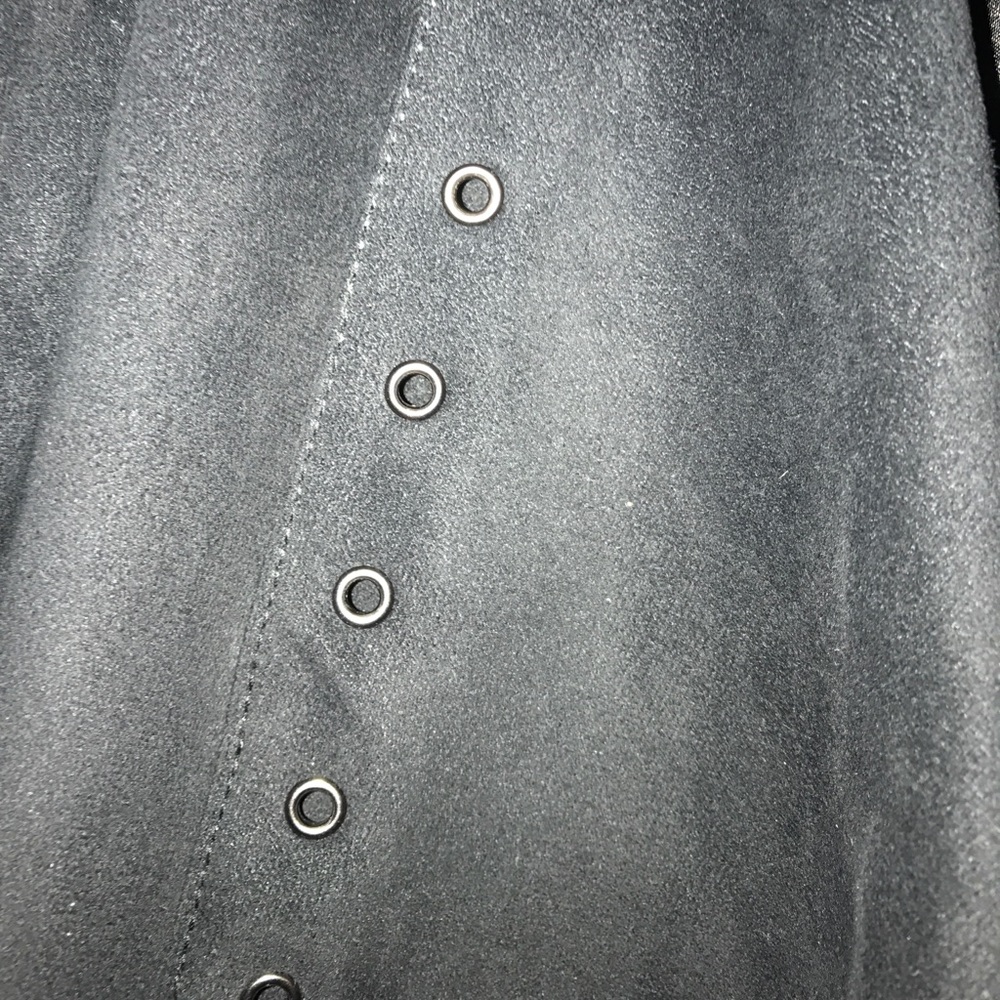 Express Rivet Suede Like Fall Jacket - Picture 2 of 3