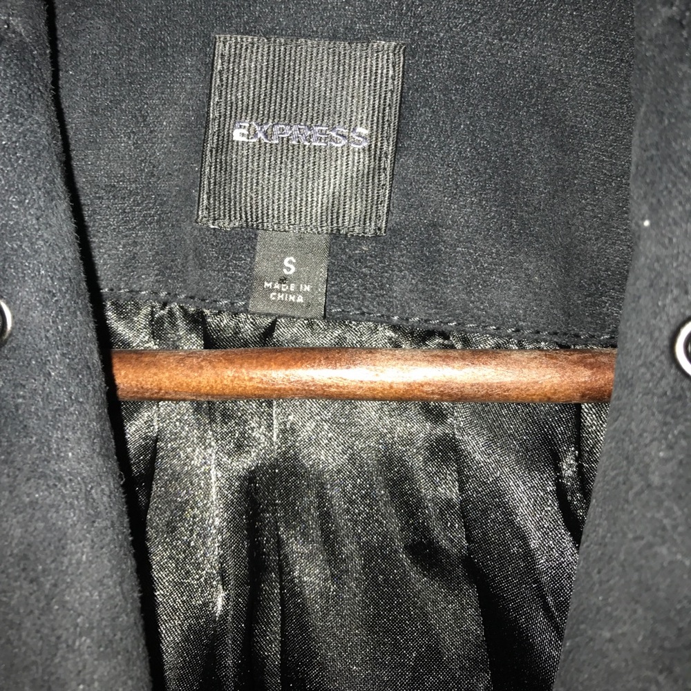 Express Rivet Suede Like Fall Jacket - Picture 3 of 3