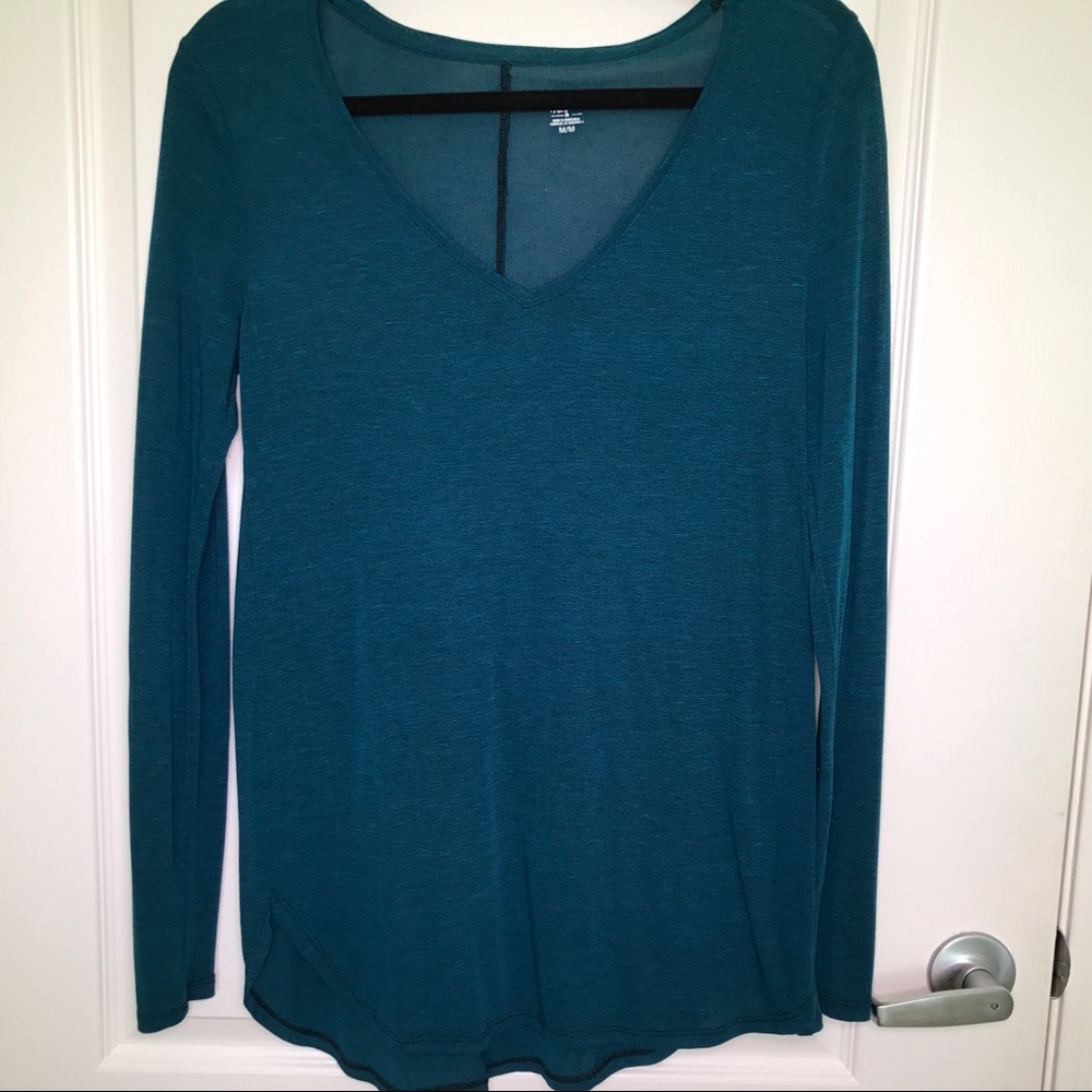 Teal long sleeve tunic