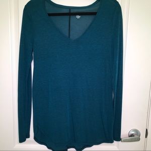 Teal long sleeve tunic