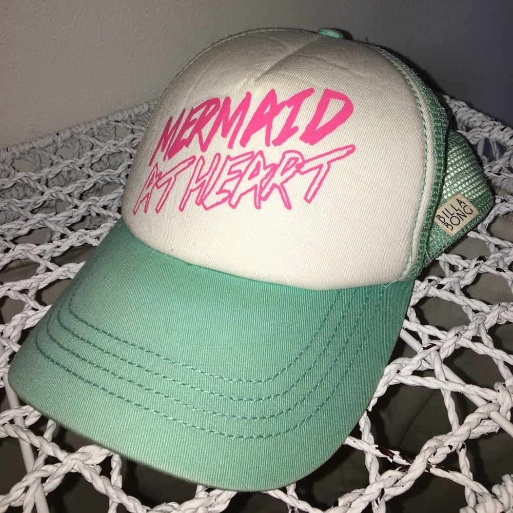 "Mermaid at Heart" Billabong SnapBack Hat