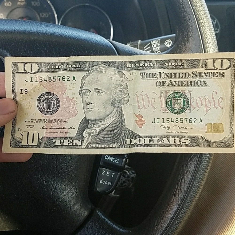 A premium 10 dollar bill - Picture 1 of 1