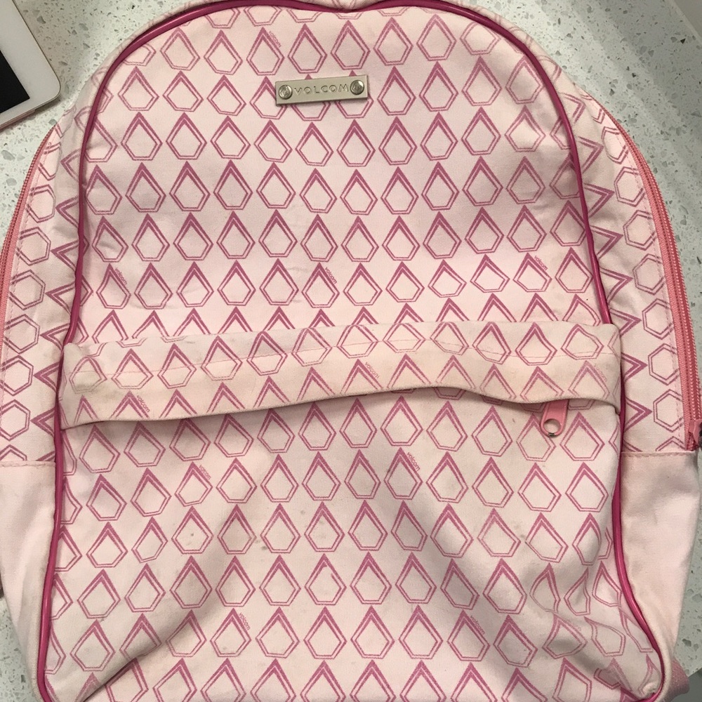 Baby Pink Volcom Backpack