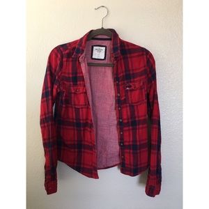 Abercrombie & Fitch Red Flannel