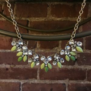 J. Crew Neon Yellow Statement Necklace