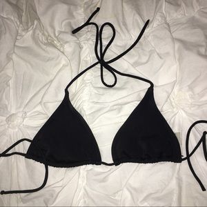 Black Triangle Bikini Top