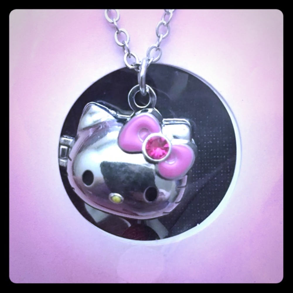 Hello kitty locket necklace brand now