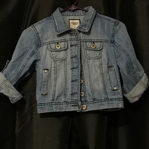Light wash jean jacket size Small