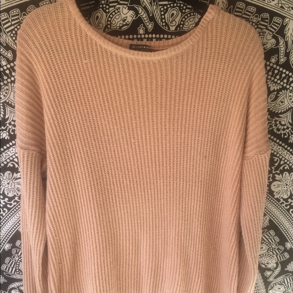Brandy Melville oversize pink sweater