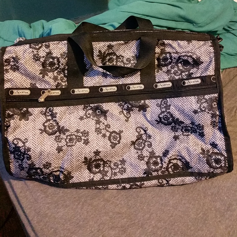 Floral LeSportsac travel bag