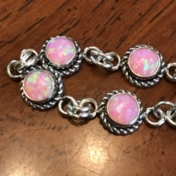 Vintage Pink Opal Bracelet - Picture 5 of 7