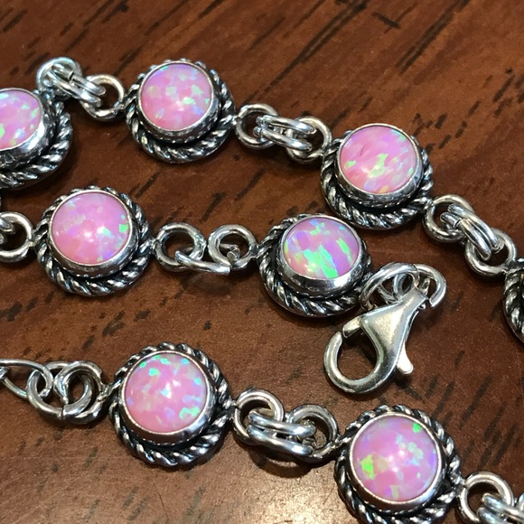 Vintage Pink Opal Bracelet - Picture 6 of 7