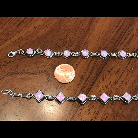 Vintage Pink Opal Bracelet - Picture 7 of 7