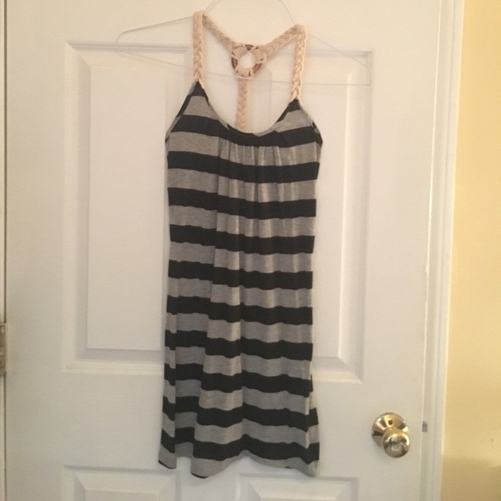 Striped Beach Dress/Coverup