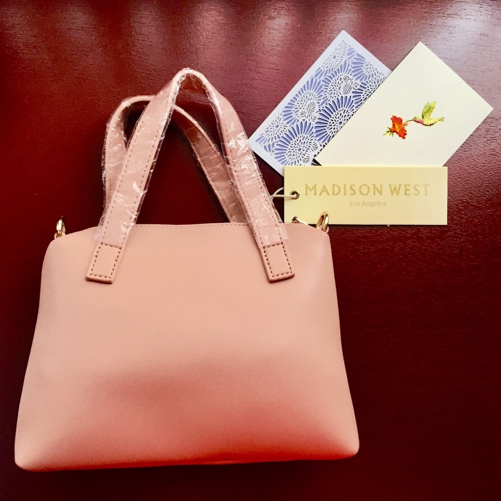 PRICE DROP! NEW Blush Pink Vegan Leather Minibag