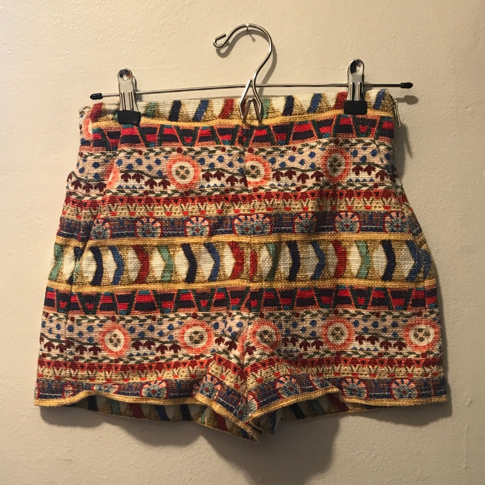 Tribal Print Zara Shorts