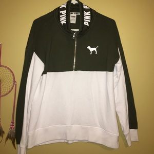 PINK Victoria's Secret Half zip READ DESCRIPTION