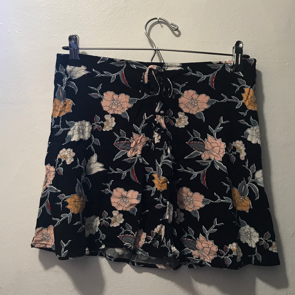 Kendall and Kylie Floral Print Skirt