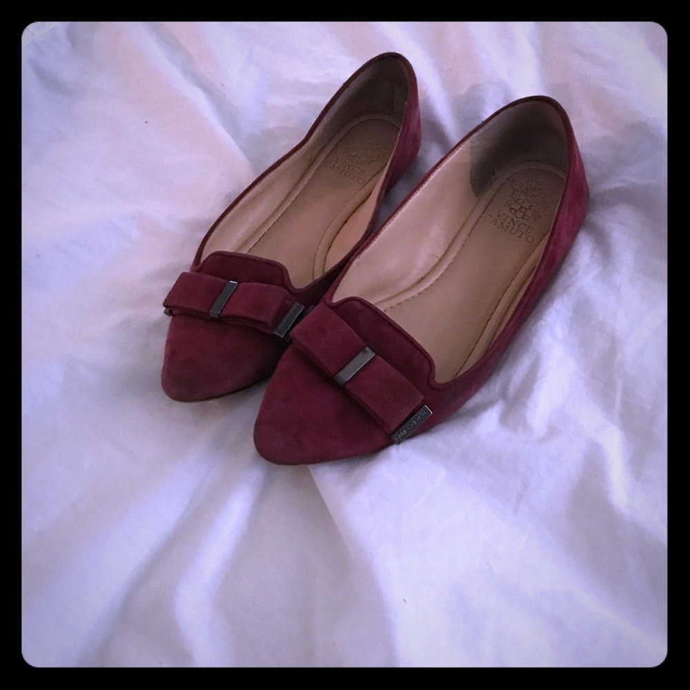 Vince Camuto velvet loafers