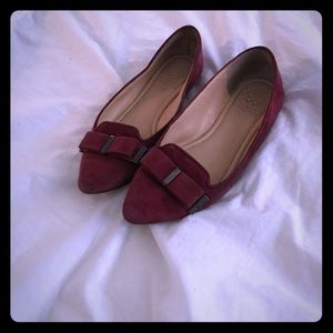 Vince Camuto velvet loafers