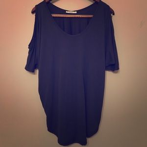 grey cold shoulder - size S