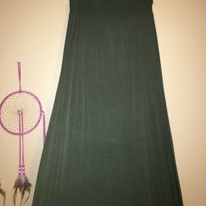 Olive Green Maxi skirt
