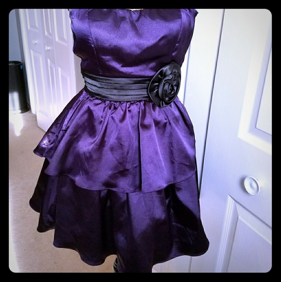 SOLD. Strapless Charlotte Russe dress - Picture 1 of 2