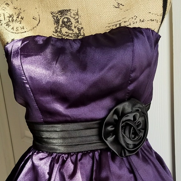 SOLD. Strapless Charlotte Russe dress - Picture 2 of 2