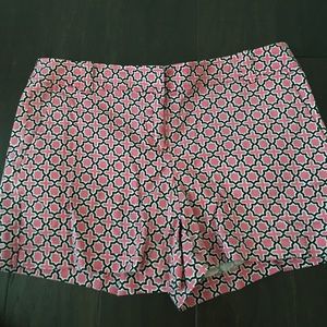 New York & Company pink & black shorts.