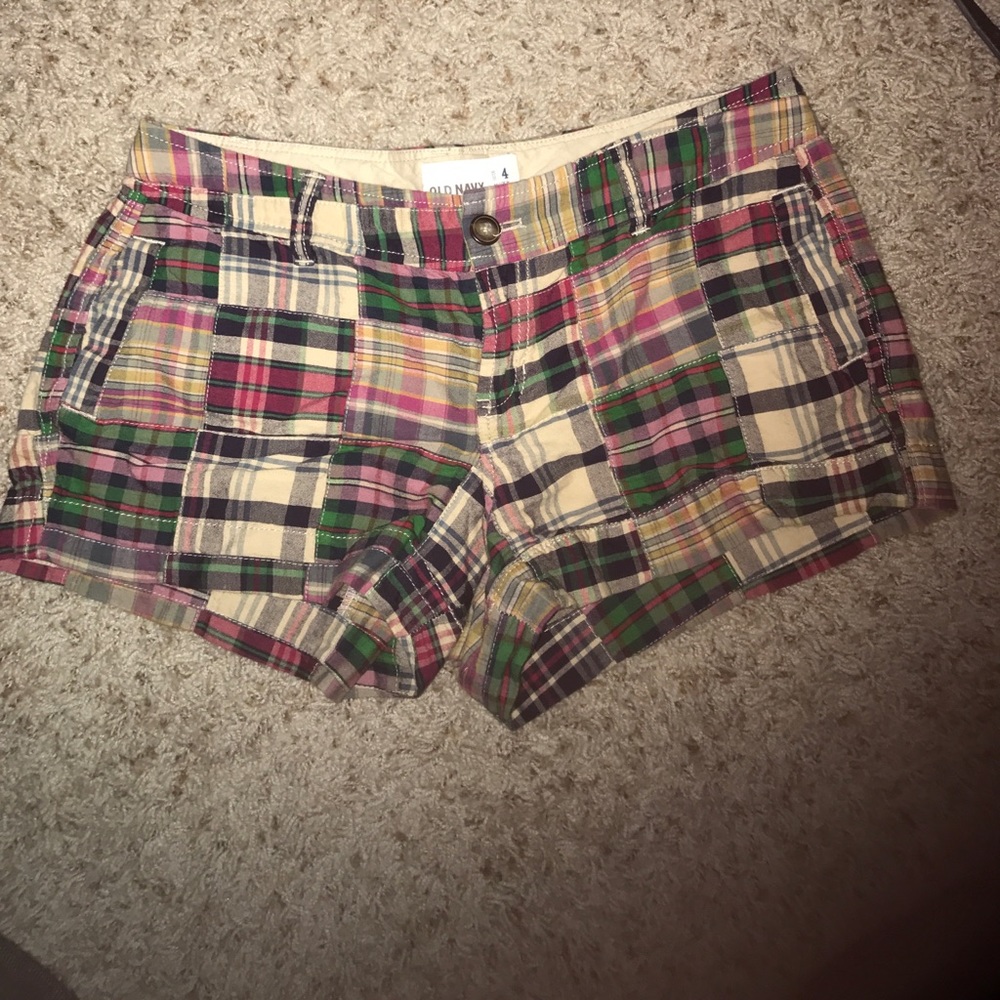 Plaid shorts