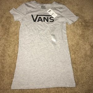 Vans grey and black short sleeve t-shirt